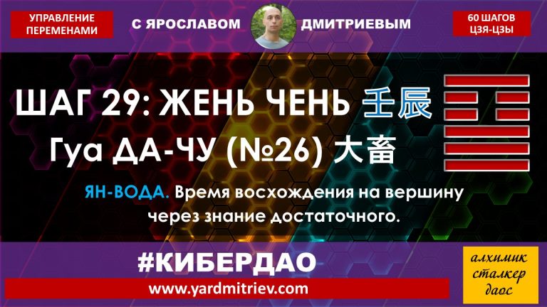 Дмитриев я. Кибердао. Управление переменами. Шаг 29 жень чень